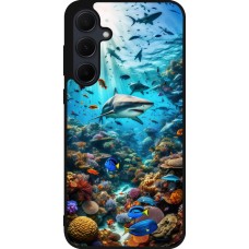 Coque Samsung Galaxy A35 5G - Silicone rigide noir Bora Bora Mer et Merveilles