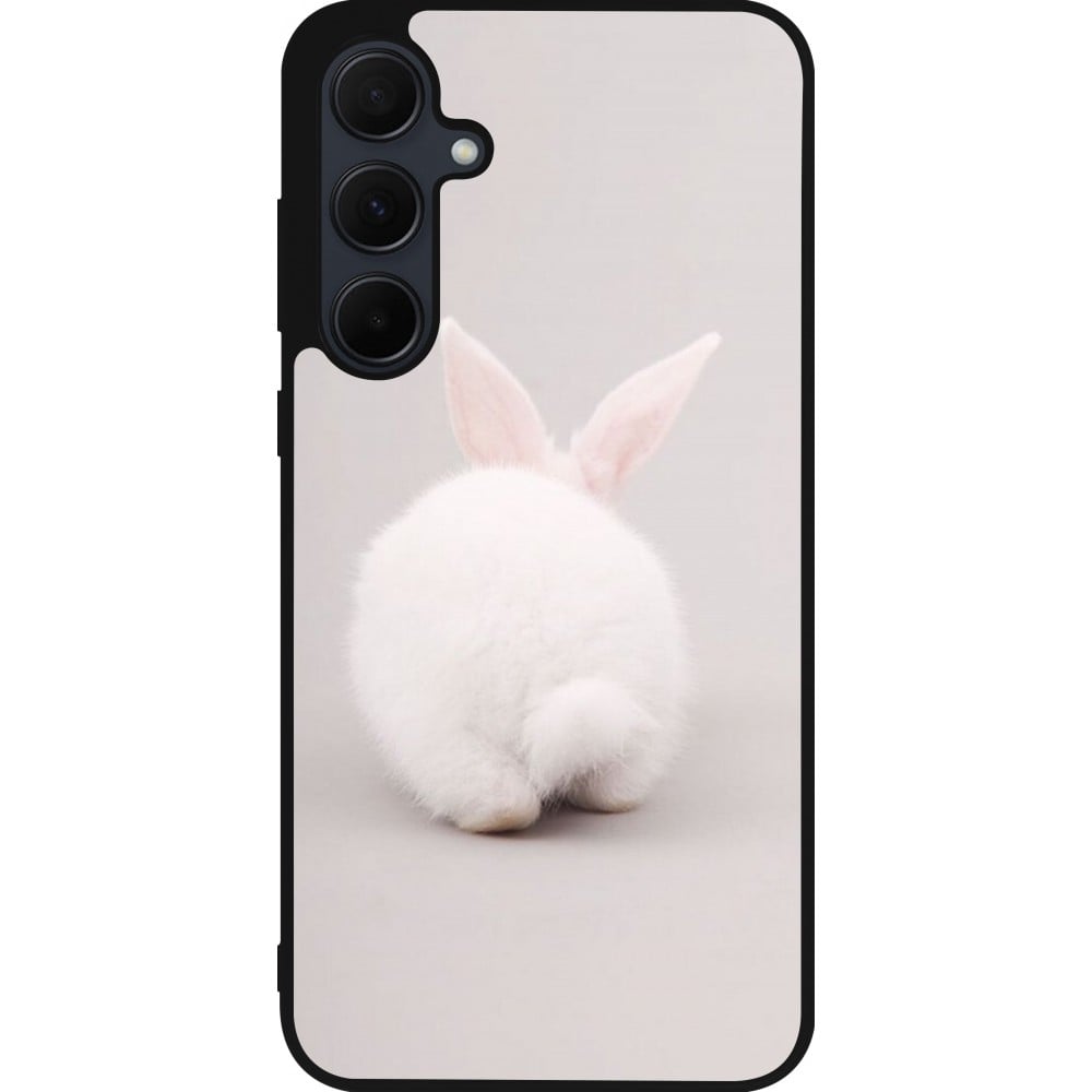 Coque Samsung Galaxy A35 5G - Silicone rigide noir Easter 2024 bunny butt