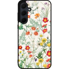 Coque Samsung Galaxy A35 5G - Silicone rigide noir Flora Botanical Wildlife