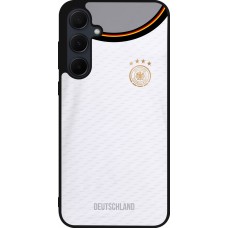 Coque Samsung Galaxy A35 5G - Silicone rigide noir Maillot de football Allemagne 2022 personnalisable