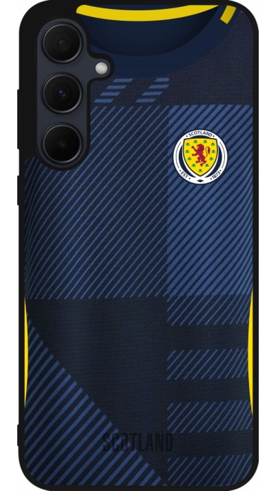 Samsung Galaxy A35 5G Case Hülle - Silikon schwarz Schottland personalisierbares Fussballtrikot