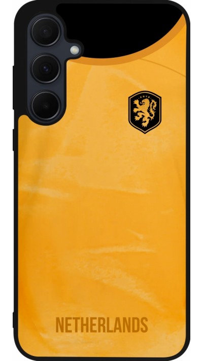 Samsung Galaxy A35 5G Case Hülle - Silikon schwarz Holland 2022 personalisierbares Fußballtrikot