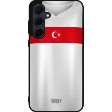 Samsung Galaxy A35 5G Case Hülle - Silikon schwarz Türkei personalisierbares Fussballtrikot