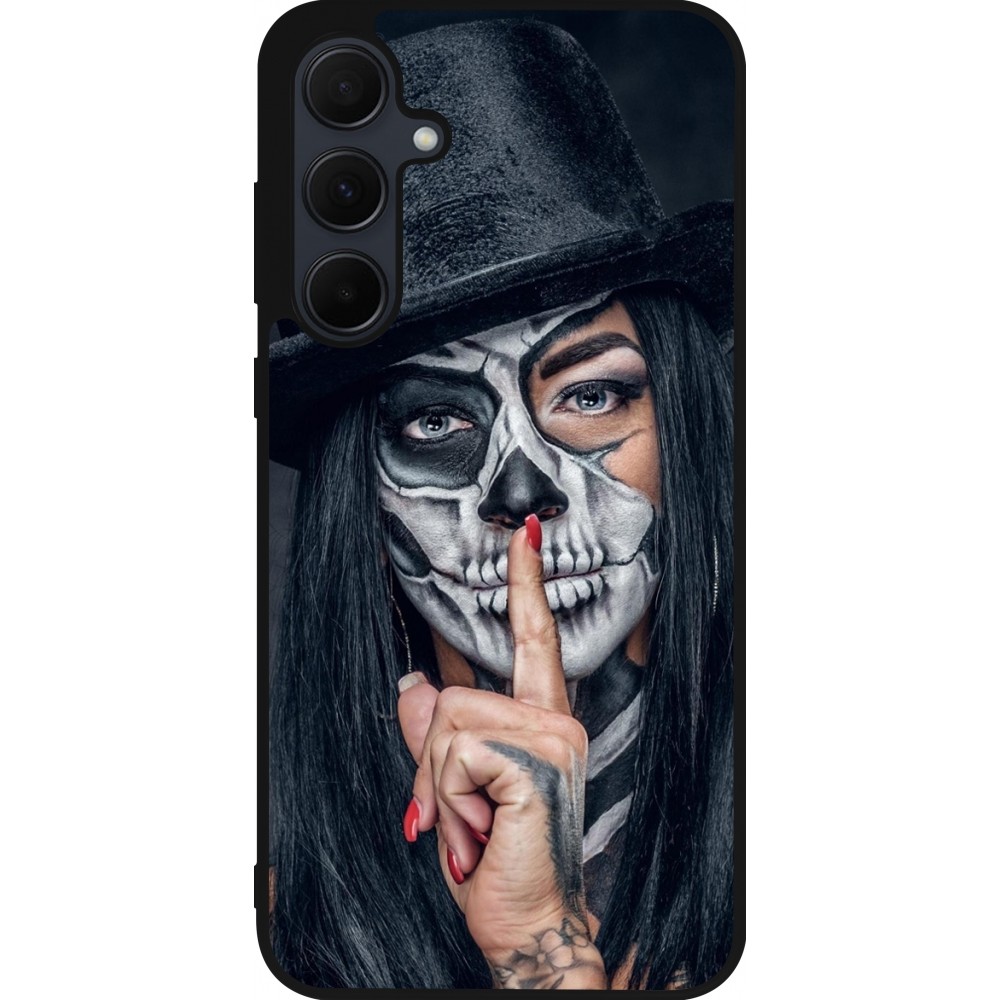 Coque Samsung Galaxy A35 5G - Silicone rigide noir Halloween 18 19