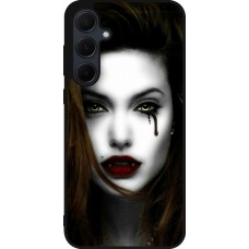 Coque Samsung Galaxy A35 5G - Silicone rigide noir Halloween 2023 gothic vampire