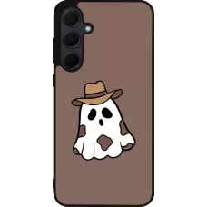 Coque Samsung Galaxy A35 5G - Silicone rigide noir Halloween 2024 cowboy ghost