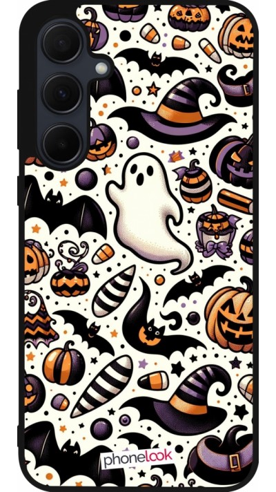 Coque Samsung Galaxy A35 5G - Silicone rigide noir Halloween 2024 Cute Pattern