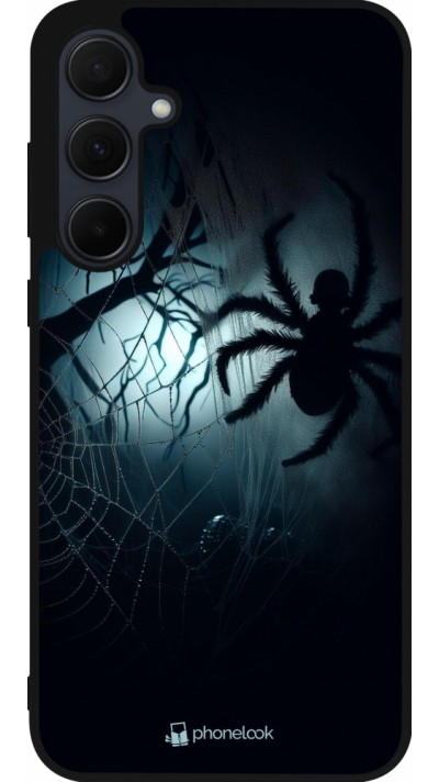 Coque Samsung Galaxy A35 5G - Silicone rigide noir Halloween 2024 Dark Spider