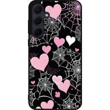 Coque Samsung Galaxy A35 5G - Silicone rigide noir Halloween 2024 girly