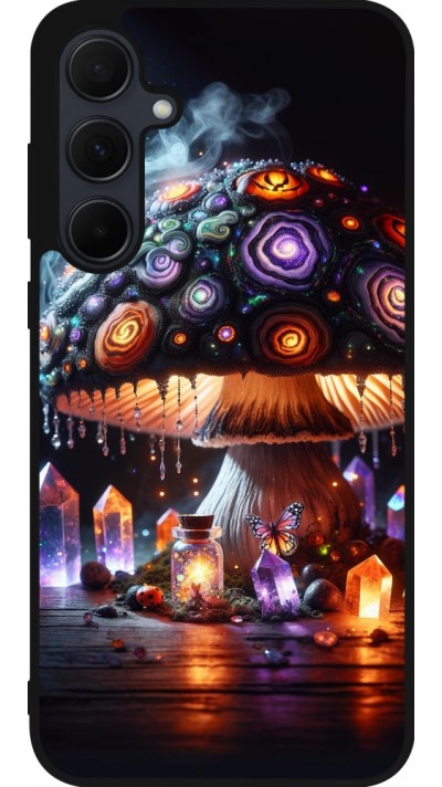 Coque Samsung Galaxy A35 5G - Silicone rigide noir Halloween Potion Magic