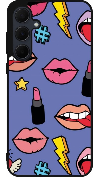 Samsung Galaxy A35 5G Case Hülle - Silikon schwarz Lips and lipgloss