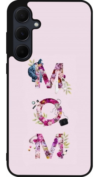 Samsung Galaxy A35 5G Case Hülle - Silikon schwarz Mom 2024 girly mom