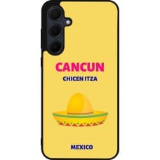 Samsung Galaxy A35 5G Case Hülle - Silikon schwarz Pop Summer Destination Cancun