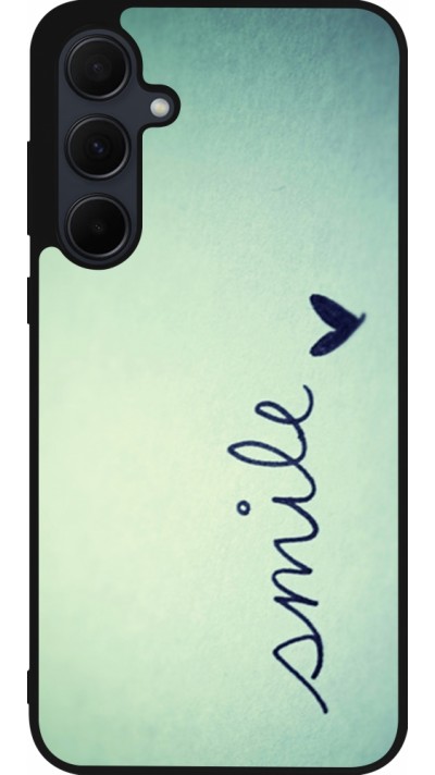 Samsung Galaxy A35 5G Case Hülle - Silikon schwarz Smile