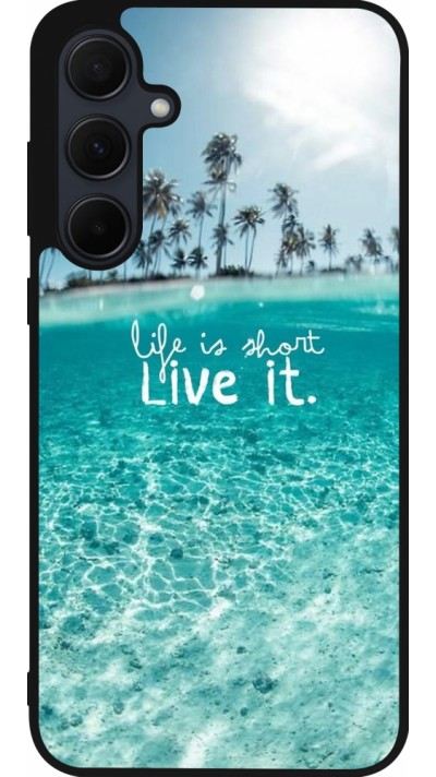 Samsung Galaxy A35 5G Case Hülle - Silikon schwarz Summer 18 24