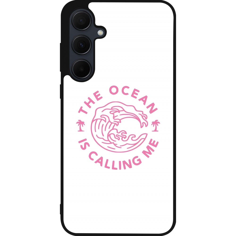 Samsung Galaxy A35 5G Case Hülle - Silikon schwarz The Ocean is calling me