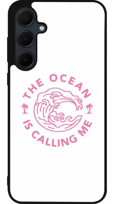 Samsung Galaxy A35 5G Case Hülle - Silikon schwarz The Ocean is calling me