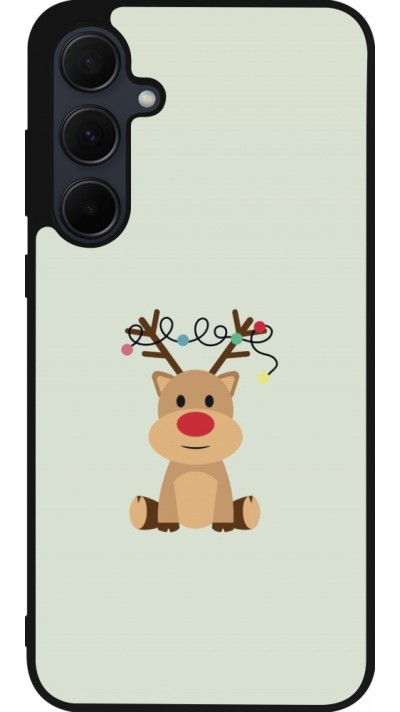 Coque Samsung Galaxy A35 5G - Silicone rigide noir Christmas 22 baby reindeer