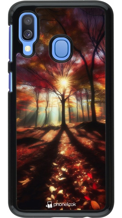 Coque Samsung Galaxy A40 - Automne doré glare