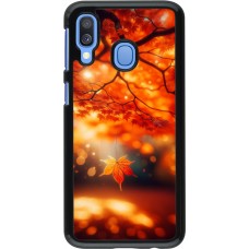 Coque Samsung Galaxy A40 - Automne Magique Orange