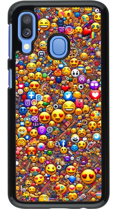 Coque Samsung Galaxy A40 - Emoji mixed