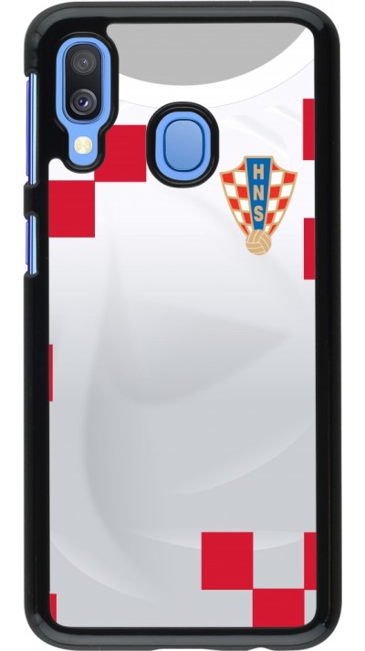 Coque Samsung Galaxy A40 - Maillot de football Croatie 2022 personnalisable