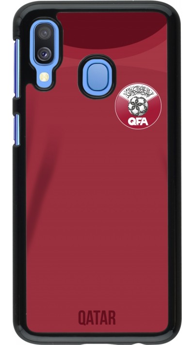 Coque Samsung Galaxy A40 - Maillot de football Qatar 2022 personnalisable