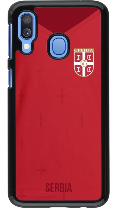 Coque Samsung Galaxy A40 - Maillot de football Serbie 2022 personnalisable