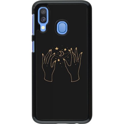 Coque Samsung Galaxy A40 - Grey magic hands