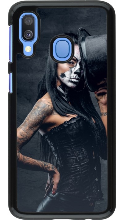 Coque Samsung Galaxy A40 - Halloween 22 Tattooed Girl