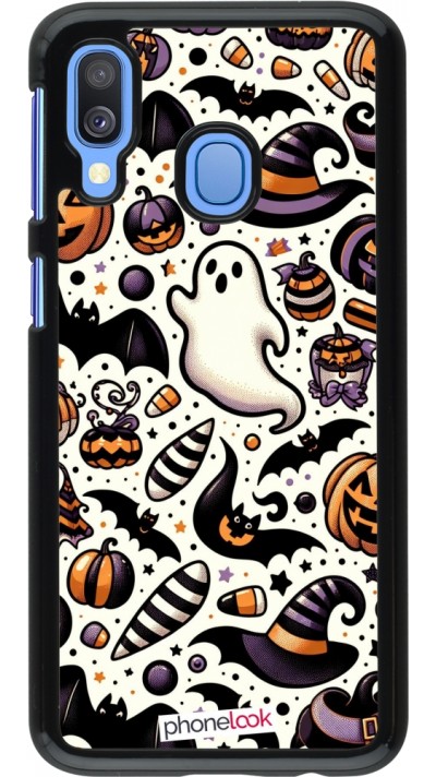 Coque Samsung Galaxy A40 - Halloween 2024 Cute Pattern