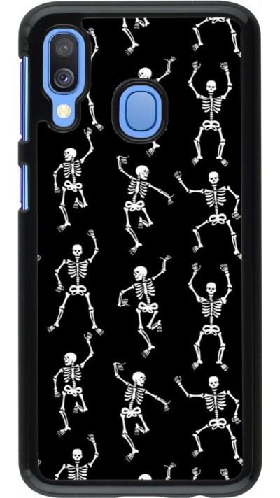 Coque Samsung Galaxy A40 - Halloween 2024 dancing skeleton