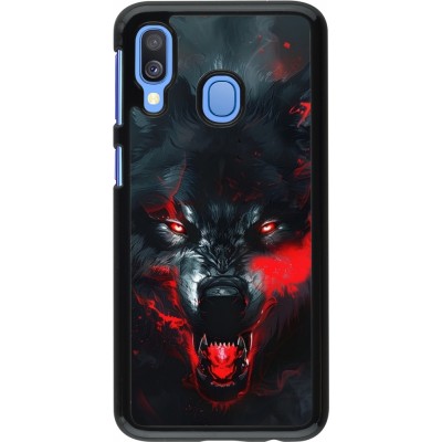 Coque Samsung Galaxy A40 - Halloween 2024 mad werewolf