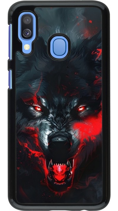 Coque Samsung Galaxy A40 - Halloween 2024 mad werewolf