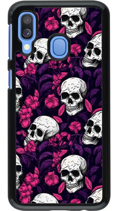 Coque Samsung Galaxy A40 - Halloween 2024 romantic skulls