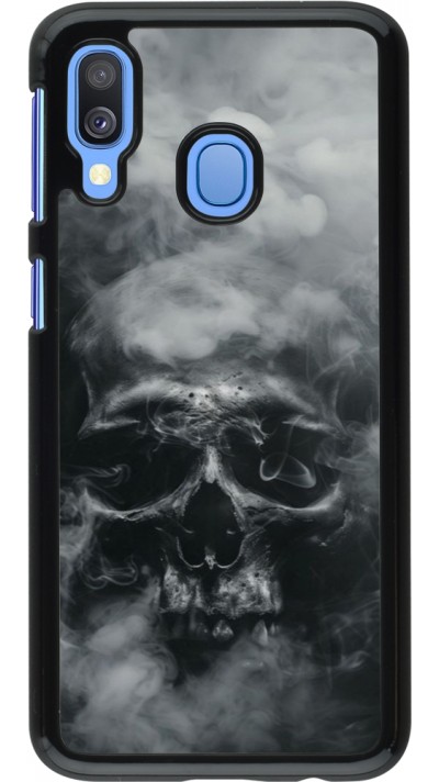 Coque Samsung Galaxy A40 - Halloween 2024 smoky skull