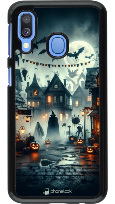 Coque Samsung Galaxy A40 - Halloween Spookville