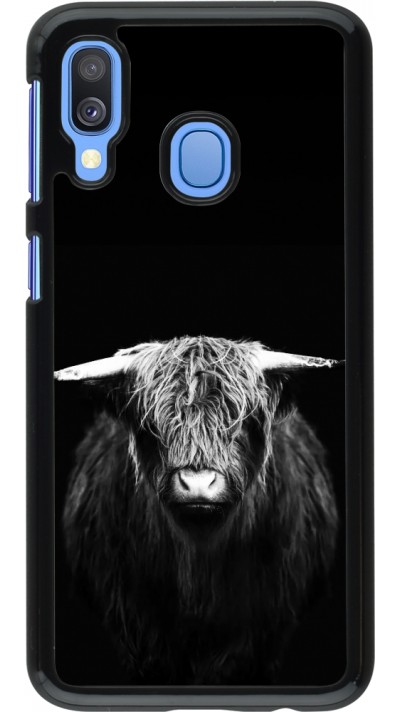 Coque Samsung Galaxy A40 - Highland calf black