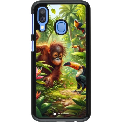 Coque Samsung Galaxy A40 - Jungle Tropicale Tayrona