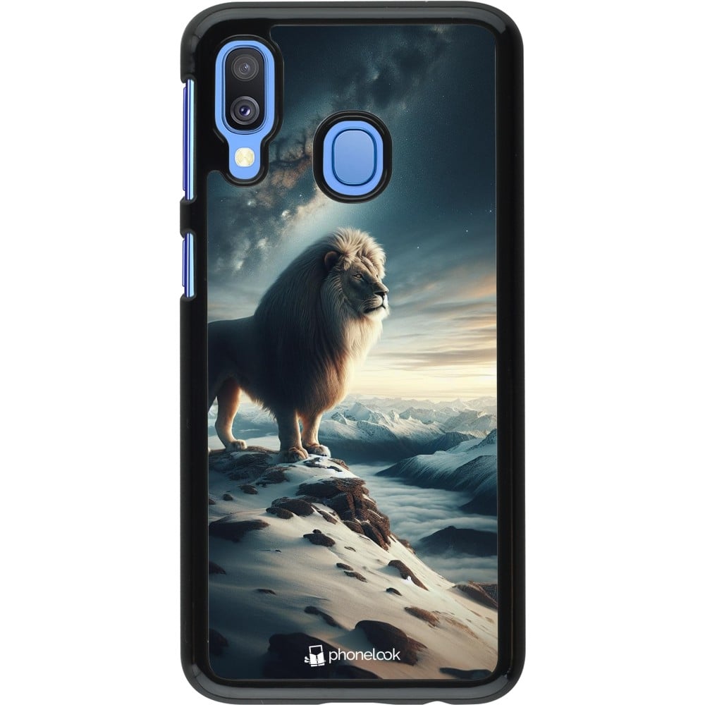 Coque Samsung Galaxy A40 - Le lion blanc