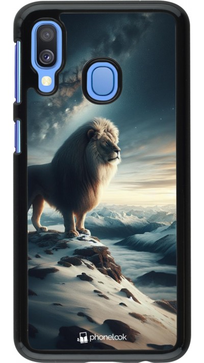 Coque Samsung Galaxy A40 - Le lion blanc