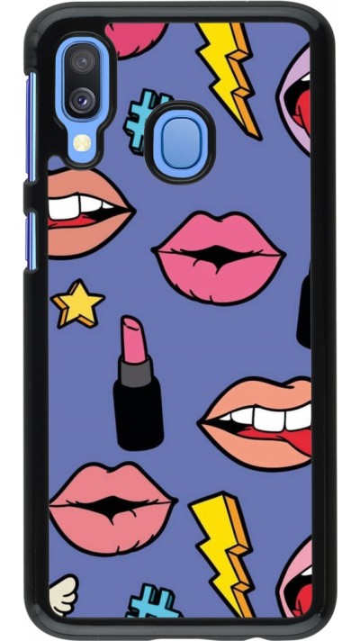 Coque Samsung Galaxy A40 - Lips and lipgloss