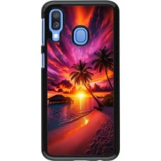 Coque Samsung Galaxy A40 - Maldives Dusk Bliss