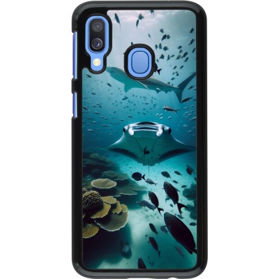 Coque Samsung Galaxy A40 - Manta Lagon Nettoyage