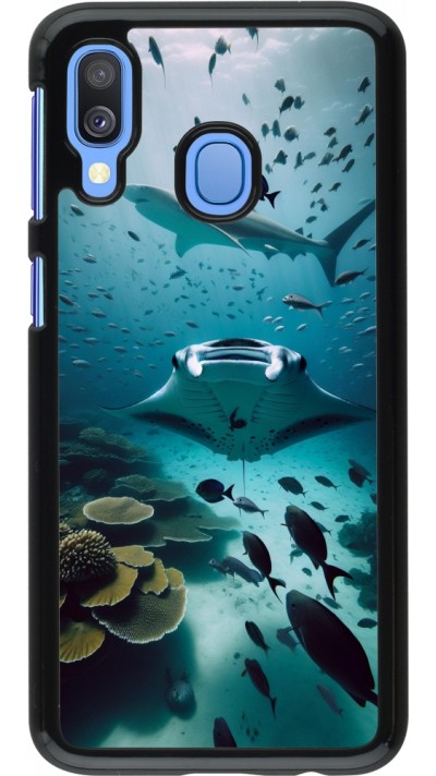 Coque Samsung Galaxy A40 - Manta Lagon Nettoyage