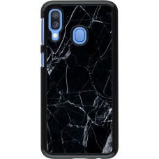 Coque Samsung Galaxy A40 - Marble Black 01