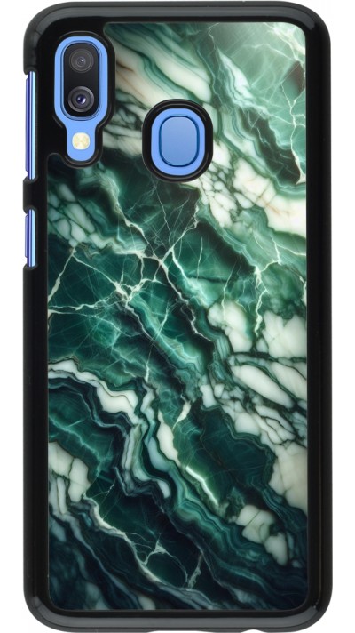 Coque Samsung Galaxy A40 - Marbre vert majestueux