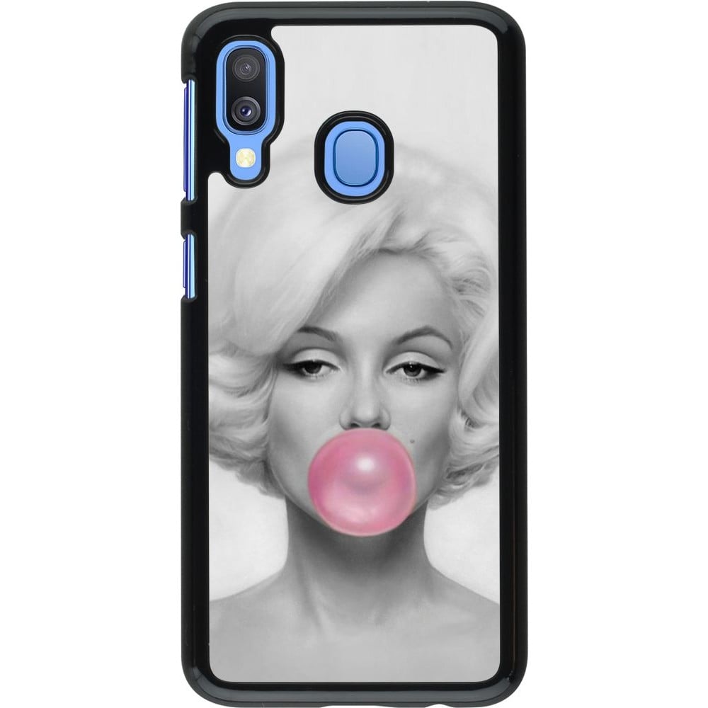 Coque Samsung Galaxy A40 - Marilyn Bubble