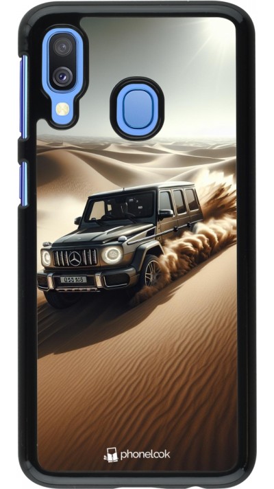 Coque Samsung Galaxy A40 - Mercedes G Drift Desert