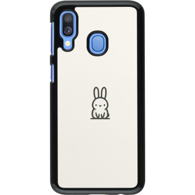 Coque Samsung Galaxy A40 - Minimal bunny cutie